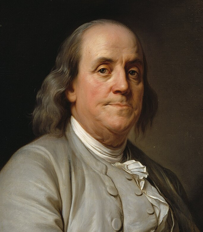 Maleri af Benjamin Franklin