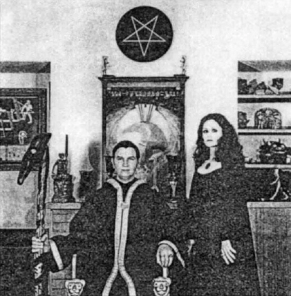 Michael Aquino med sin hustru Lilith