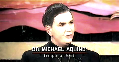 Michael Aquino i tv